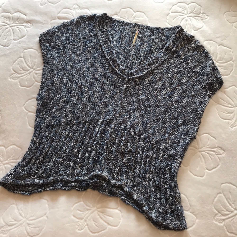 FREE PEOPLE women’s Knit Blouse Top L